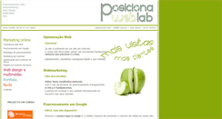 Desktop Screenshot of posiciona-weblab.com